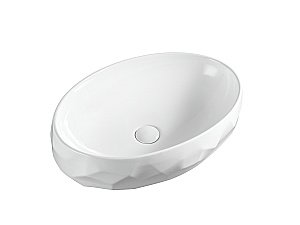 Раковина накладная Gid 9030wx белая купить в интернет-магазине Sanbest