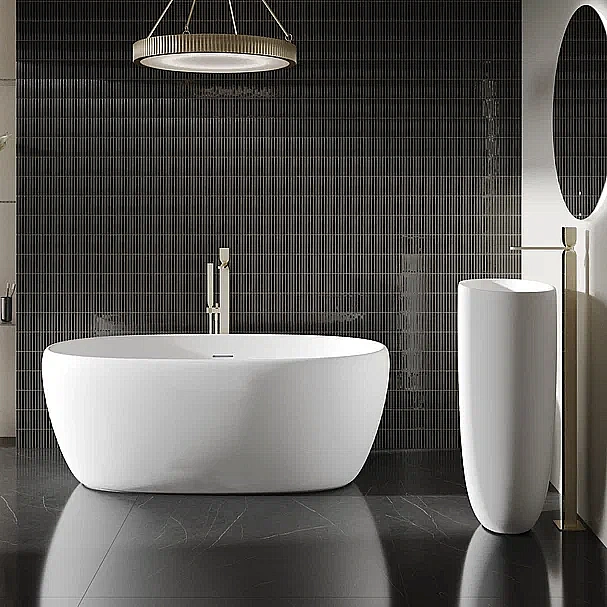 Ванна Salini LUCE S-stone 100122M 150x75 белая купить в интернет-магазине Sanbest