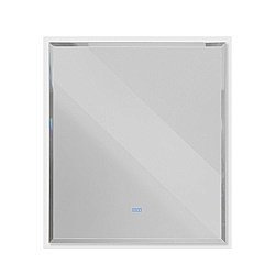 Зеркало Cezares CZR-SPC-INT-800-900-LED-TCH-WARM-BL белое в ванную от интернет-магазине сантехники Sanbest