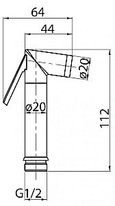 Гигиенический душ Cezares CZR-ID1-01 купить в интернет-магазине сантехники Sanbest