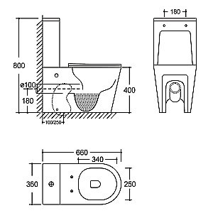Инсталляция для унитаза Azario AZ-8010-1000 купить в интернет-магазине сантехники Sanbest