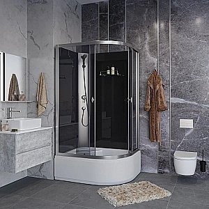 Душевая кабина Niagara Eco E110/80/40/TN/BK 110х80 купить в интернет-магазине Sanbest