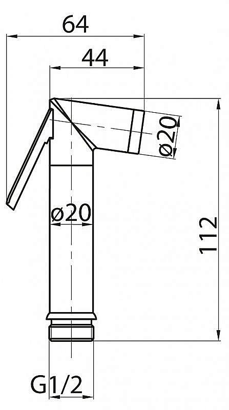 Гигиенический душ Cezares CZR-ID1-01 купить в интернет-магазине сантехники Sanbest