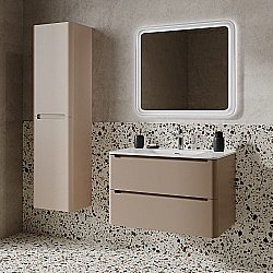 Тумба с раковиной Iddis Edifice 80 EDI80C0i95K капучино для ванной в интернет-магазине Sanbest