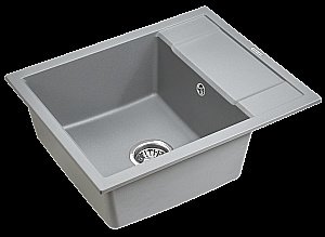 Мойка кухонная Paulmark OPTIMUM PM216050-GRM серый металлик купить в интернет-магазине сантехники Sanbest