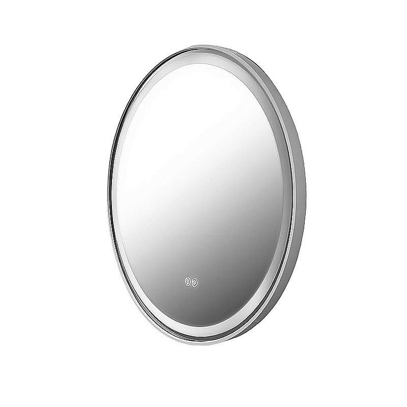 Зеркало Azario Bred АZ-LED012425 белый матовый в ванную от интернет-магазине сантехники Sanbest