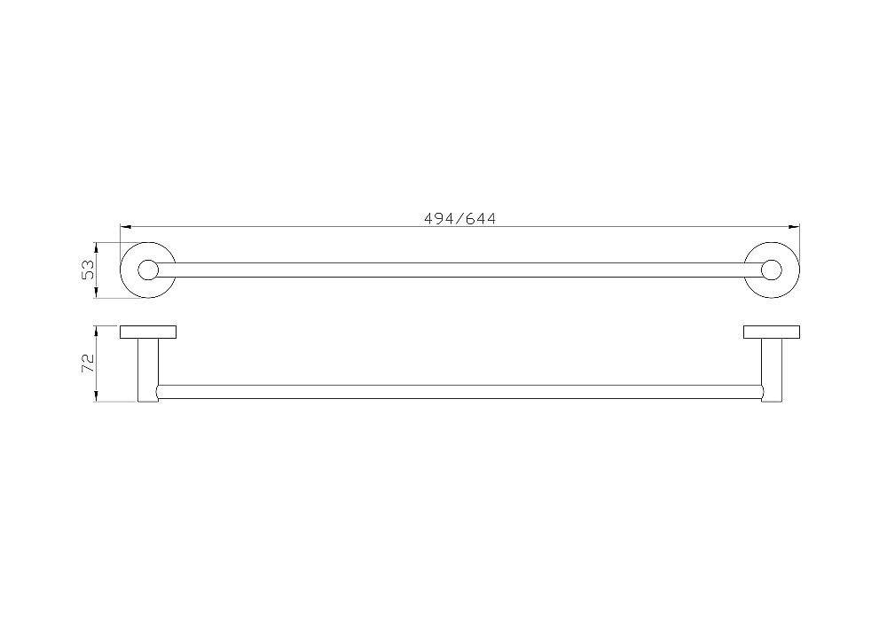 Вешалка для полотенец WONZON & WOGHAND EASY, Хром (WW-8112) купить в интернет-магазине сантехники Sanbest