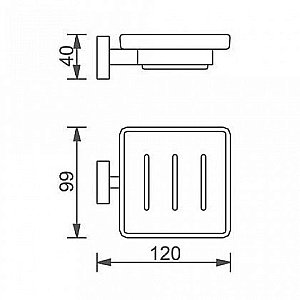 Мыльница Aquanet 4785 купить в интернет-магазине сантехники Sanbest