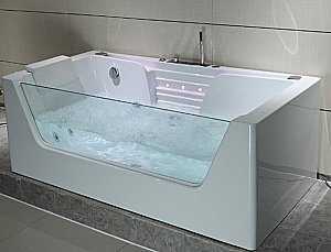 Ванна акриловая CeruttiSpa 9957 180x85 с гидромассажем белая купить в интернет-магазине Sanbest