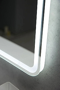 Зеркало Belbagno 60 SPC-MAR-600-800-LED-3000K-TCH-WARM подсветка, сенсор, подогрев в ванную от интернет-магазине сантехники Sanbest