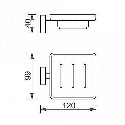 Мыльница Aquanet 4785 купить в интернет-магазине сантехники Sanbest
