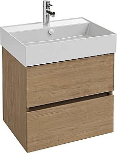 Тумба с раковиной Jacob Delafon TOLBIAC 60 дуб Давос натуральный для ванной в интернет-магазине Sanbest