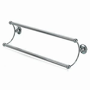 Полотенцедержатель двойной Burlington A17 60 хром купить в интернет-магазине сантехники Sanbest