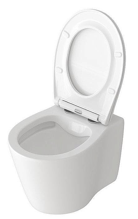 Унитаз подвесной Grossman GR-4459S безободковый, с крышкой микролифт, белый купить в интернет-магазине Sanbest