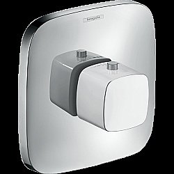 Смеситель для душа Hansgrohe PuraVida 15772400 белый/хром купить в интернет-магазине сантехники Sanbest