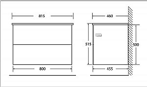 Тумба с раковиной Belbagno ETNA 80 rovere nature для ванной в интернет-магазине Sanbest