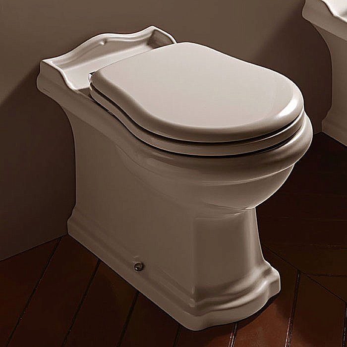 Унитаз приставной Kerasan Retro 1016 белый купить в интернет-магазине Sanbest