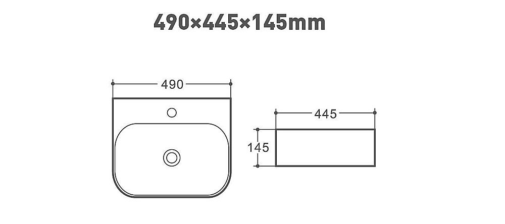Раковина накладная Art&Max 49 AM1620 белая купить в интернет-магазине Sanbest