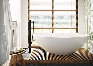 Смеситель для ванны Hansgrohe Metropol 32532670 черный матовый купить в интернет-магазине сантехники Sanbest