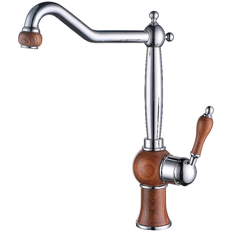 Смеситель для кухни Kaiser Wood 61033 купить в интернет-магазине сантехники Sanbest