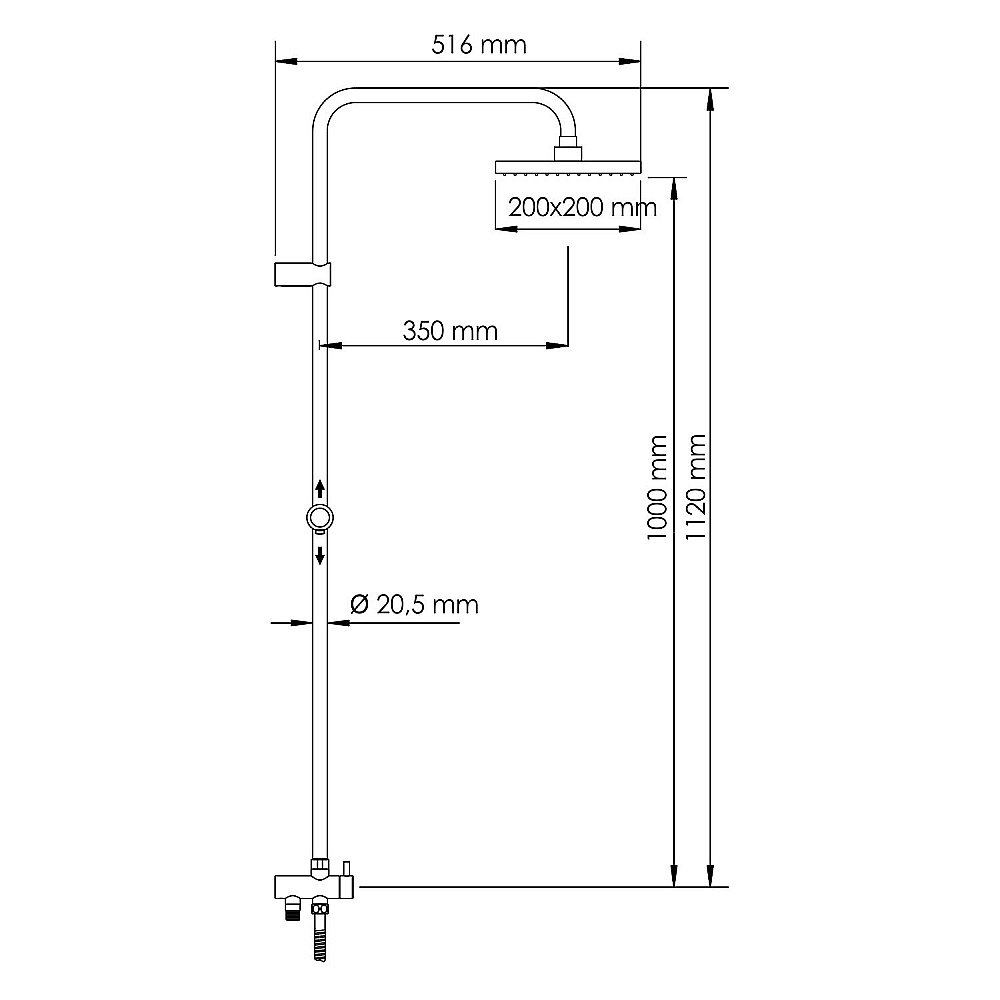 Душевая система WasserKRAFT Isar A1302L.041 темная бронза купить в интернет-магазине сантехники Sanbest