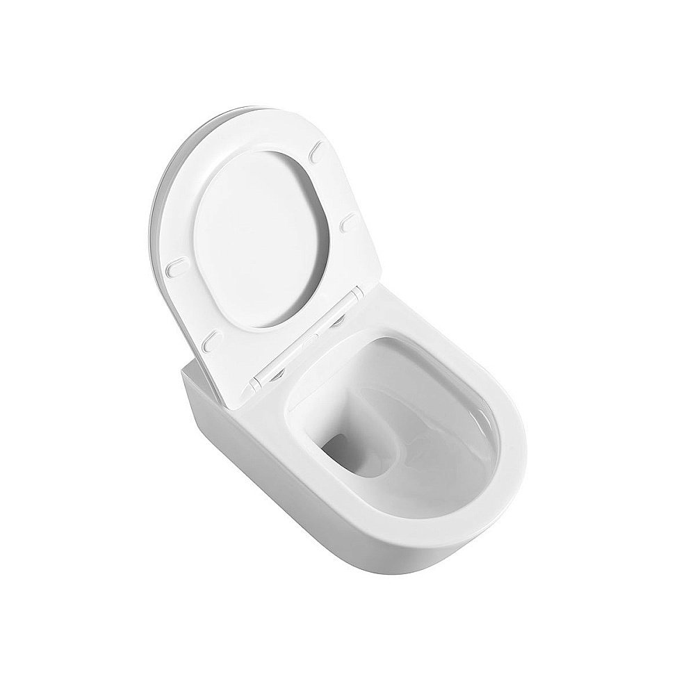 Унитаз подвесной Vincea CUTE VT1-24 безободковый, с крышкой микролифт, белый купить в интернет-магазине Sanbest