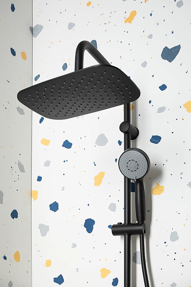 Душевая система Aquanet Passion RC AF300-70-RC-B купить в интернет-магазине сантехники Sanbest