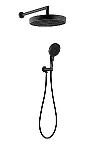 Душевая система Boheme Cell 427-B черная матовая купить в интернет-магазине сантехники Sanbest