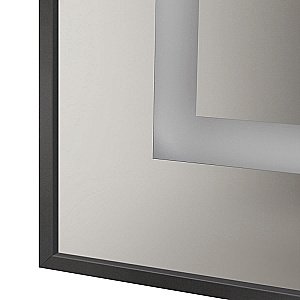 Зеркало BelBagno Kraft SPC-KRAFT-500-800-SENS-NERO черный в ванную от интернет-магазине сантехники Sanbest