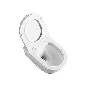 Унитаз подвесной Vincea CUTE VT1-24 безободковый, с крышкой микролифт, белый купить в интернет-магазине Sanbest