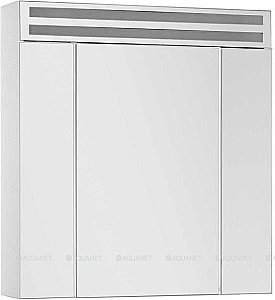 Зеркальный шкаф De Aqua Эколь 184800 70 белый купить в интернет-магазине сантехники Sanbest