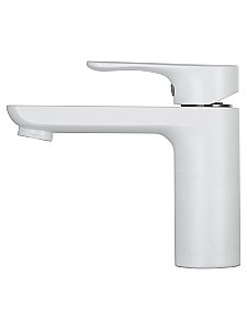 Смеситель для раковины WONZON & WOGHAND Line, Белый матовый (WW-A40732-MW) купить в интернет-магазине сантехники Sanbest