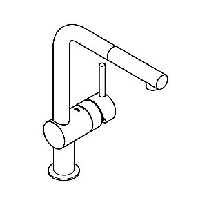 Смеситель для кухни Grohe Minta 32168000 хром купить в интернет-магазине сантехники Sanbest