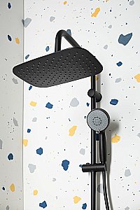 Душевая система Aquanet Passion RC AF300-70-RC-B купить в интернет-магазине сантехники Sanbest