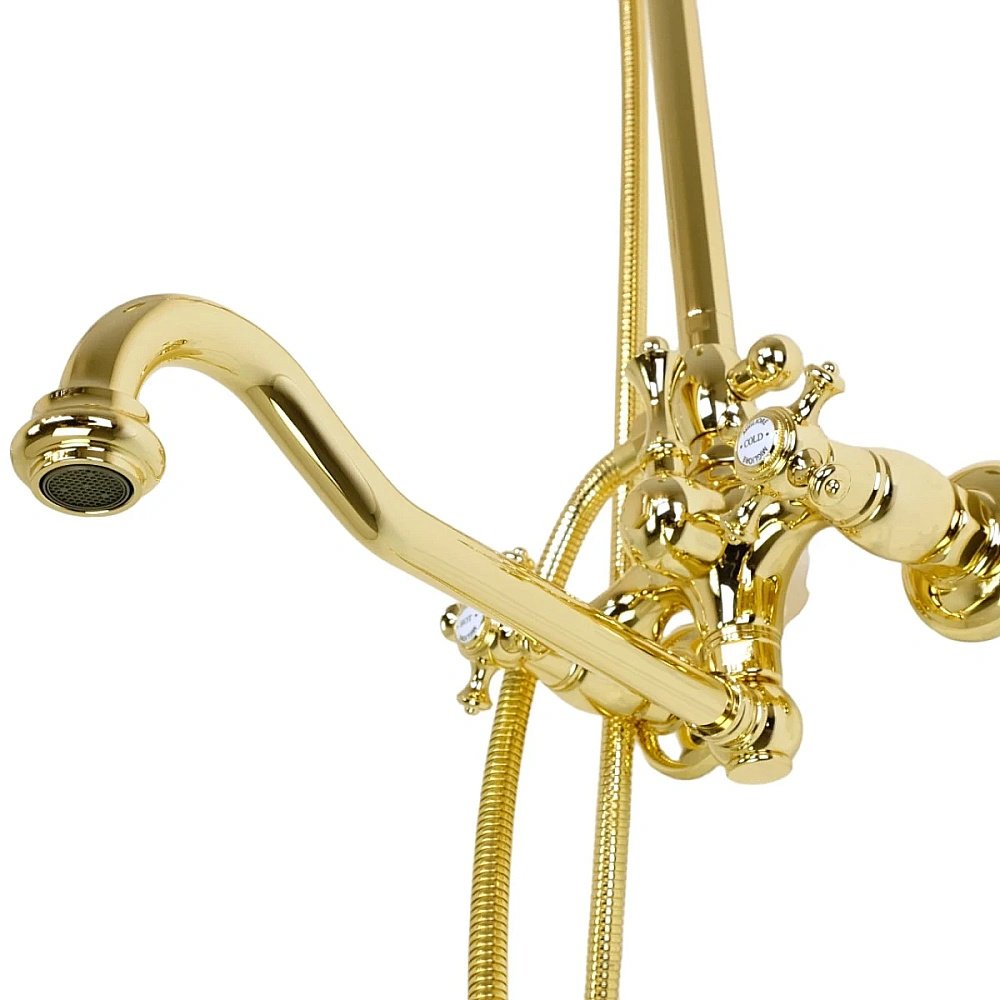 Душевая система Migliore PRESTIGE 32783 золото купить в интернет-магазине сантехники Sanbest