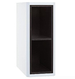 Подвесной шкаф Акватон Брук 20х50 открытый дуб феррара для ванной в интернет-магазине сантехники Sanbest