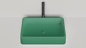 Раковина накладная Salini GLORIA 07 1102207MF 59,5 из искусственного камня S-Stone, матовая, цвет по RAL полностью купить в интернет-магазине Sanbest