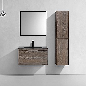 Тумба с раковиной Vincea Chiara 2D 800 R.Oak для ванной в интернет-магазине Sanbest
