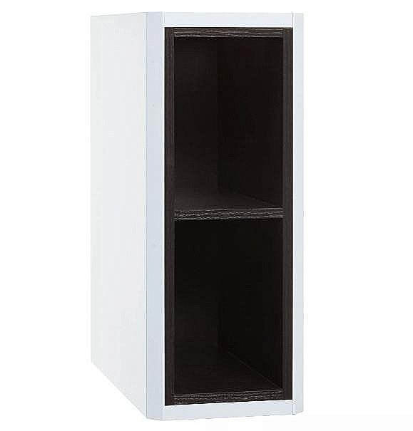 Подвесной шкаф Акватон Брук 20х50 открытый дуб феррара для ванной в интернет-магазине сантехники Sanbest