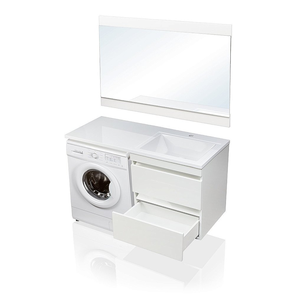 Тумба с раковиной Style Line Даллас 120 подвесная для ванной в интернет-магазине Sanbest