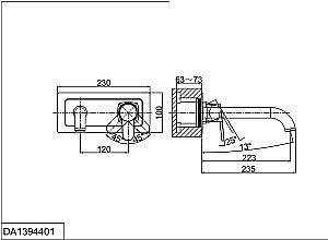 Смеситель для раковины D&K Rhein Marx DA1394401 купить в интернет-магазине сантехники Sanbest