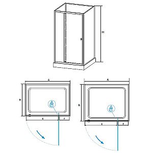 Душевая система RGW Shower Panels SP-6143-01 50140801-01 хром купить в интернет-магазине сантехники Sanbest