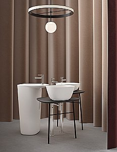 Раковина накладная Vitra Plural 45 7811B401-0016 белая матовая купить в интернет-магазине Sanbest