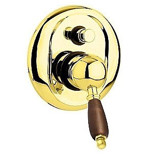 Смеситель для душа Cezares ELITE-VDIM-03/24-Nc золото 24 карат купить в интернет-магазине сантехники Sanbest