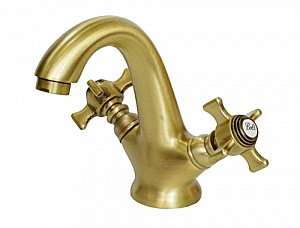 Смеситель для раковины Agger Retro-X A1702188 бронза купить в интернет-магазине сантехники Sanbest