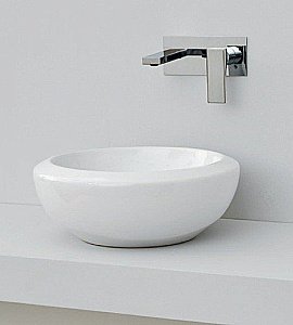 Раковина накладная Artceram Blend 46 BLL001 01 00 bi*0 белая купить в интернет-магазине Sanbest