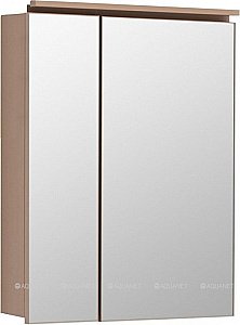 Зеркальный шкаф De Aqua Алюминиум 261764 60 медь купить в интернет-магазине сантехники Sanbest