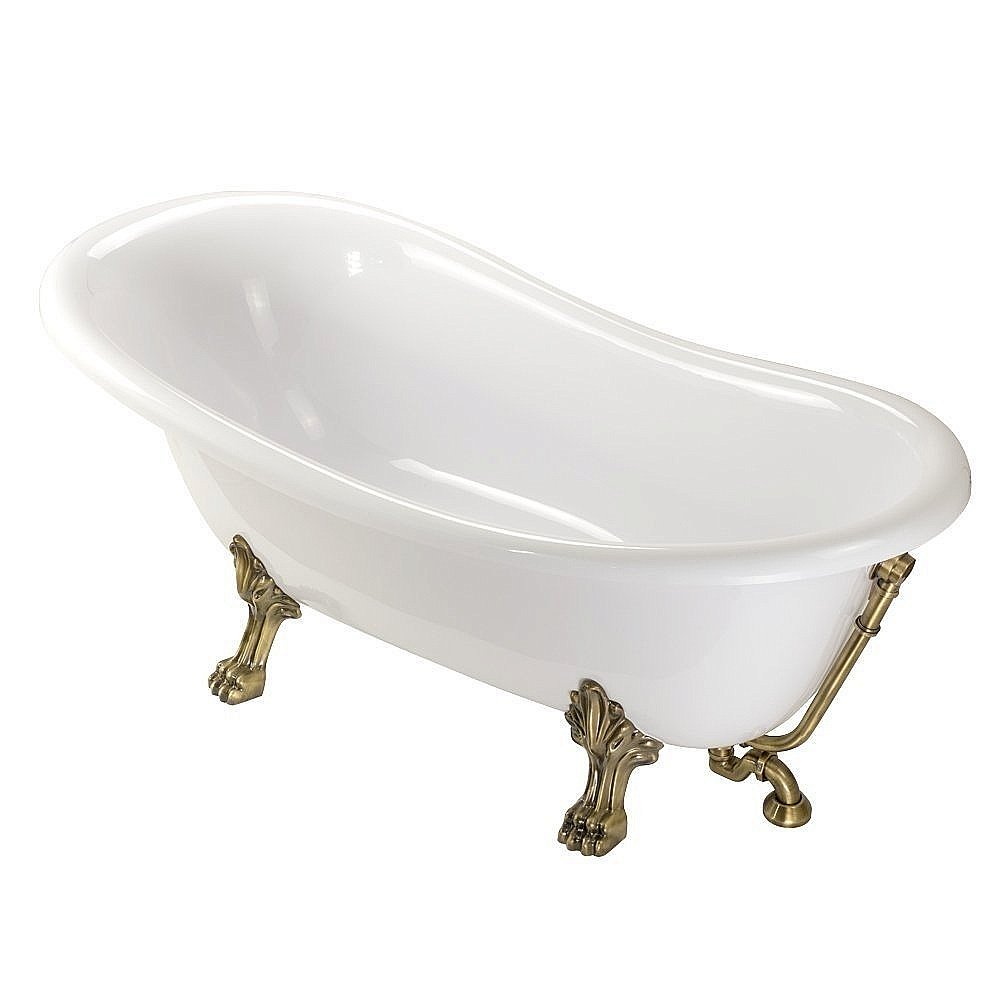 Ванна Veragio Gialetta на лапах Leone Standart 170х80 бронза купить в интернет-магазине Sanbest