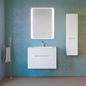 Зеркало Jorno Modul Mоl.02.77/W 77x77 в ванную от интернет-магазине сантехники Sanbest