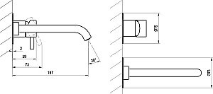 Смеситель для раковины Ravak Espirit X070241 белый вильвет купить в интернет-магазине сантехники Sanbest
